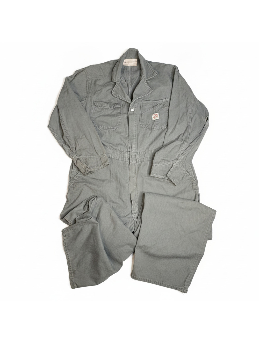 Vintage Red Camel Long Sleeve Cotton Boiler Suit